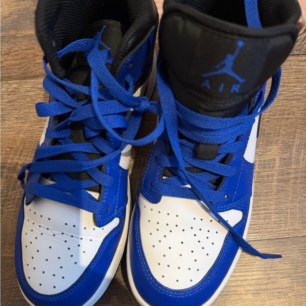 Jordan Royal Blue and White High-Tops